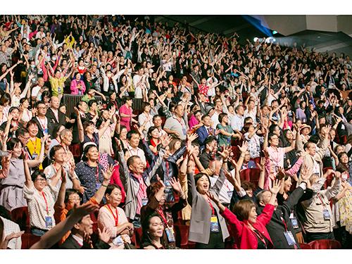 「サンクスアイグローバルコンベンション」会場のようす